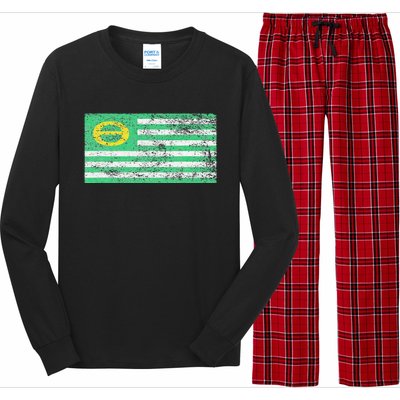 ECOLOGY FLAG ENVIRONMENTALISM EARTH DAY Long Sleeve Pajama Set