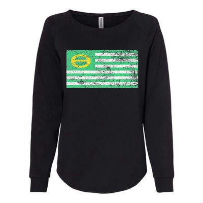 ECOLOGY FLAG ENVIRONMENTALISM EARTH DAY Womens California Wash Sweatshirt