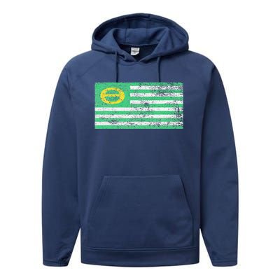 ECOLOGY FLAG ENVIRONMENTALISM EARTH DAY Performance Fleece Hoodie