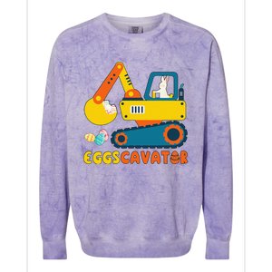 Easter Fashion Eggscavator Excavator Easter Colorblast Crewneck Sweatshirt