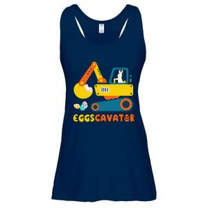 Easter Fashion Eggscavator Excavator Easter Ladies Essential Flowy Tank