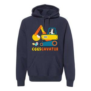 Easter Fashion Eggscavator Excavator Easter Premium Hoodie