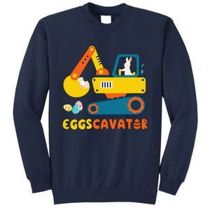 Easter Fashion Eggscavator Excavator Easter Tall Sweatshirt