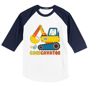 Easter Fashion Eggscavator Excavator Easter Baseball Sleeve Shirt