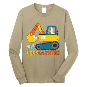 Easter Fashion Eggscavator Excavator Easter Long Sleeve Shirt