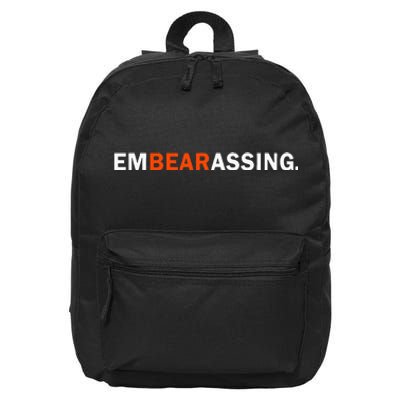 Embearassing Funny 16 in Basic Backpack