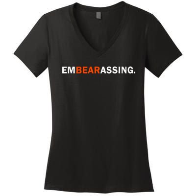 Embearassing Funny Women's V-Neck T-Shirt