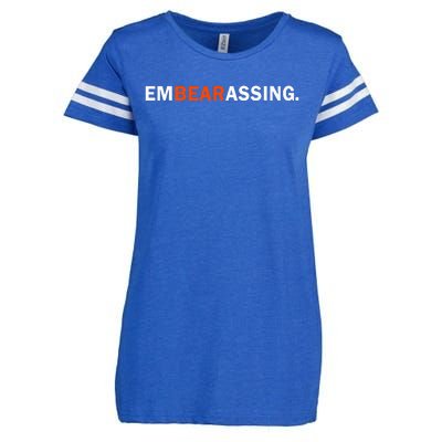 Embearassing Funny Enza Ladies Jersey Football T-Shirt