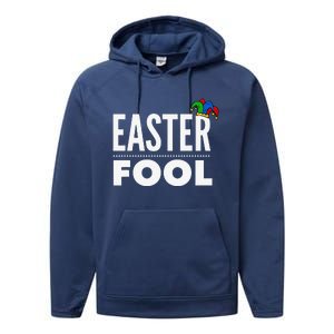 Easter Fool, Easter And April Fools Day Performance Fleece Hoodie