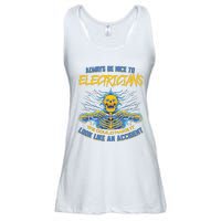 Electrician Funny For Electrical Engineer Electricity Ladies Essential Flowy Tank