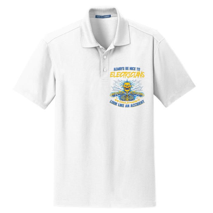 Electrician Funny For Electrical Engineer Electricity Dry Zone Grid Polo