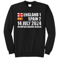 Euro Football Final England Spain Winners July 2024 Premium Sweatshirt