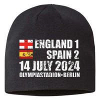 Euro Football Final England Spain Winners July 2024 Premium Sustainable Beanie