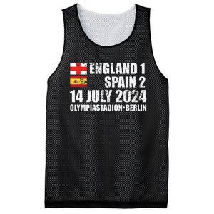 Euro Football Final England Spain Winners July 2024 Premium Mesh Reversible Basketball Jersey Tank