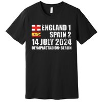 Euro Football Final England Spain Winners July 2024 Premium Premium T-Shirt