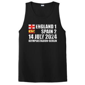 Euro Football Final England Spain Winners July 2024 Premium PosiCharge Competitor Tank