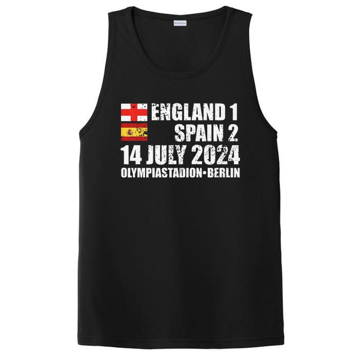 Euro Football Final England Spain Winners July 2024 Premium PosiCharge Competitor Tank