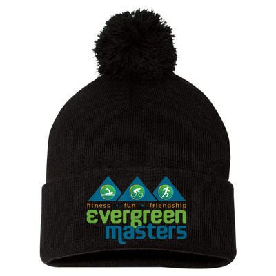 Evergreen Fitness Fun Friendship Team Pom Pom 12in Knit Beanie