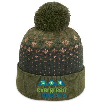 Evergreen Fitness Fun Friendship Team The Baniff Cuffed Pom Beanie