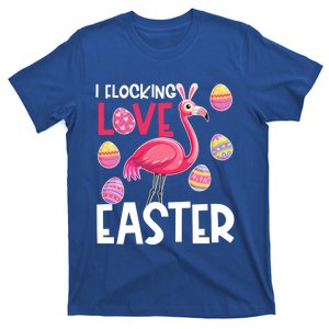 Easter Flamingo Flocking Love Cute Funny Meaningful Gift T-Shirt