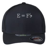 E = F Flat E Is Equal To F Flat Relativity Theory Music Flexfit Unipanel Trucker Cap