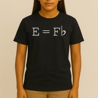 E = F Flat E Is Equal To F Flat Relativity Theory Music T-Shirt