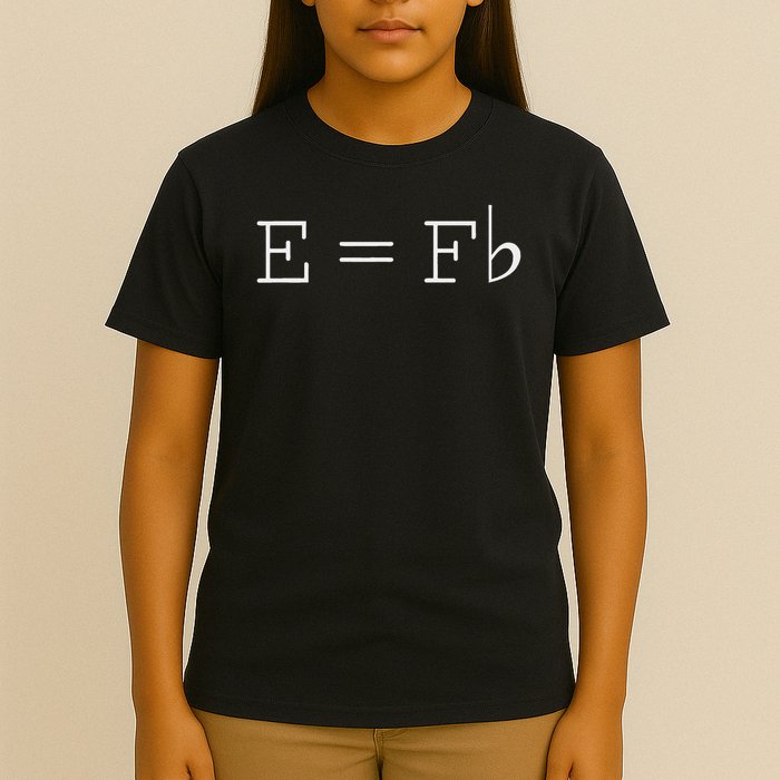 E = F Flat E Is Equal To F Flat Relativity Theory Music T-Shirt