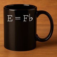 E = F Flat E Is Equal To F Flat Relativity Theory Music 11oz C Handle Ceramic Mug