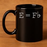 E = F Flat E Is Equal To F Flat Relativity Theory Music 11oz C Handle Ceramic Mug