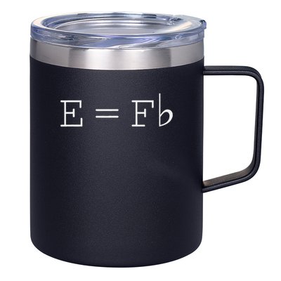E = F Flat E Is Equal To F Flat Relativity Theory Music 12oz Stainless Steel Coffee Mug