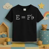 E = F Flat E Is Equal To F Flat Relativity Theory Music Toddler T-Shirt