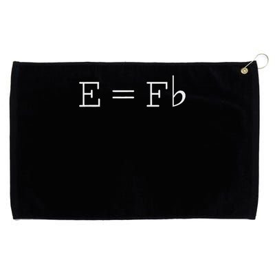 E = F Flat E Is Equal To F Flat Relativity Theory Music Grommeted Golf Towel
