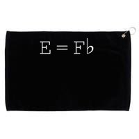E = F Flat E Is Equal To F Flat Relativity Theory Music Grommeted Golf Towel