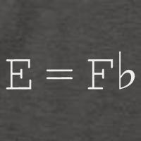 E = F Flat E Is Equal To F Flat Relativity Theory Music Vector Backpack
