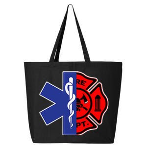 EMT Firefighter Firefighter Two Sided EMS Gift 25L Jumbo Tote