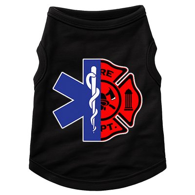 EMT Firefighter Firefighter Two Sided EMS Gift Doggie Tank