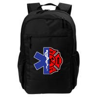 EMT Firefighter Firefighter Two Sided EMS Gift Backpack