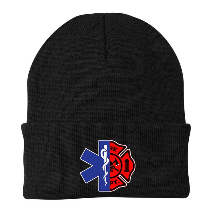 EMT Firefighter Firefighter Two Sided EMS Gift Beanie