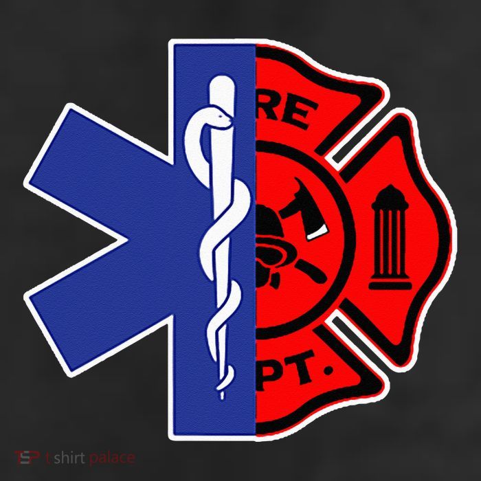 EMT Firefighter Firefighter Two Sided EMS Gift Beanie
