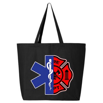 EMT Firefighter Firefighter Two Sided EMS Gift 25L Jumbo Tote