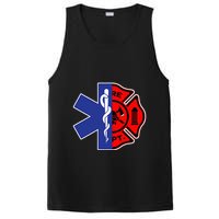 EMT Firefighter Firefighter Two Sided EMS Gift PosiCharge Competitor Tank