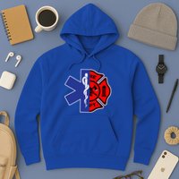 EMT Firefighter Firefighter Two Sided EMS Gift Hoodie