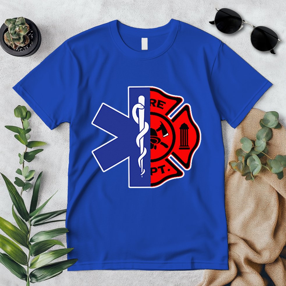 EMT Firefighter Firefighter Two Sided EMS Gift Premium T-Shirt