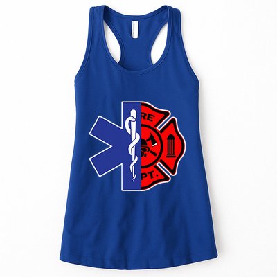 EMT Firefighter Firefighter Two Sided EMS Gift Womens Tank Top
