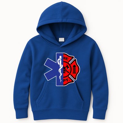EMT Firefighter Firefighter Two Sided EMS Gift Kids Hoodie