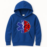 EMT Firefighter Firefighter Two Sided EMS Gift Kids Hoodie