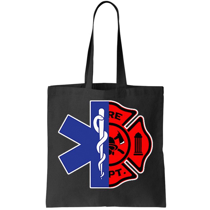 EMT Firefighter Firefighter Two Sided EMS Gift Tote Bag