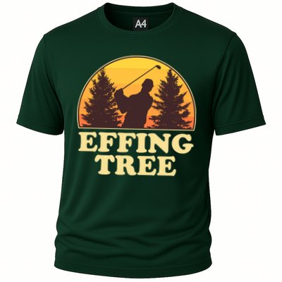 Effing Tree Funny Vintage Golfing Performance Shirt