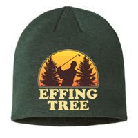 Effing Tree Funny Vintage Golfing Sustainable Beanie