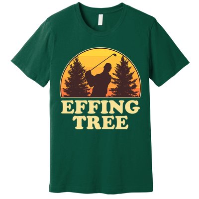 Effing Tree Funny Vintage Golfing Premium T-Shirt